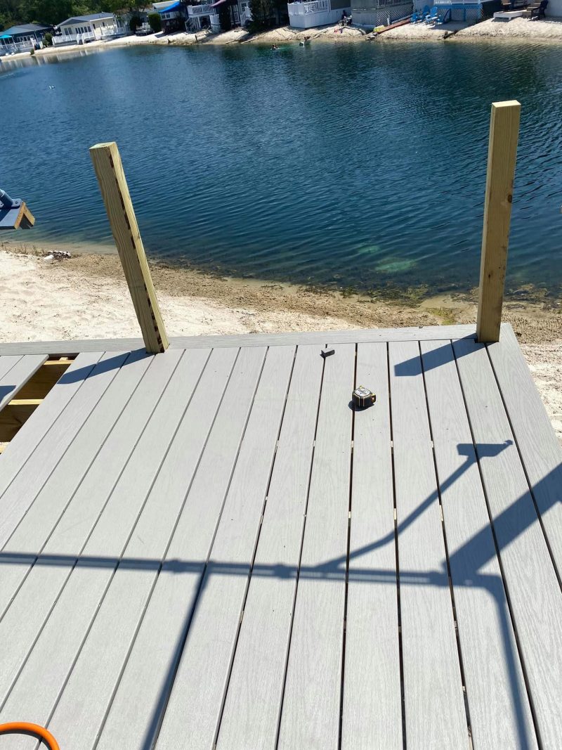 Lakefront Deck & Steps — photograph 4