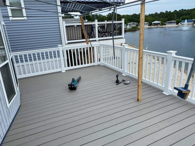 Lakefront Deck & Steps — photograph 3