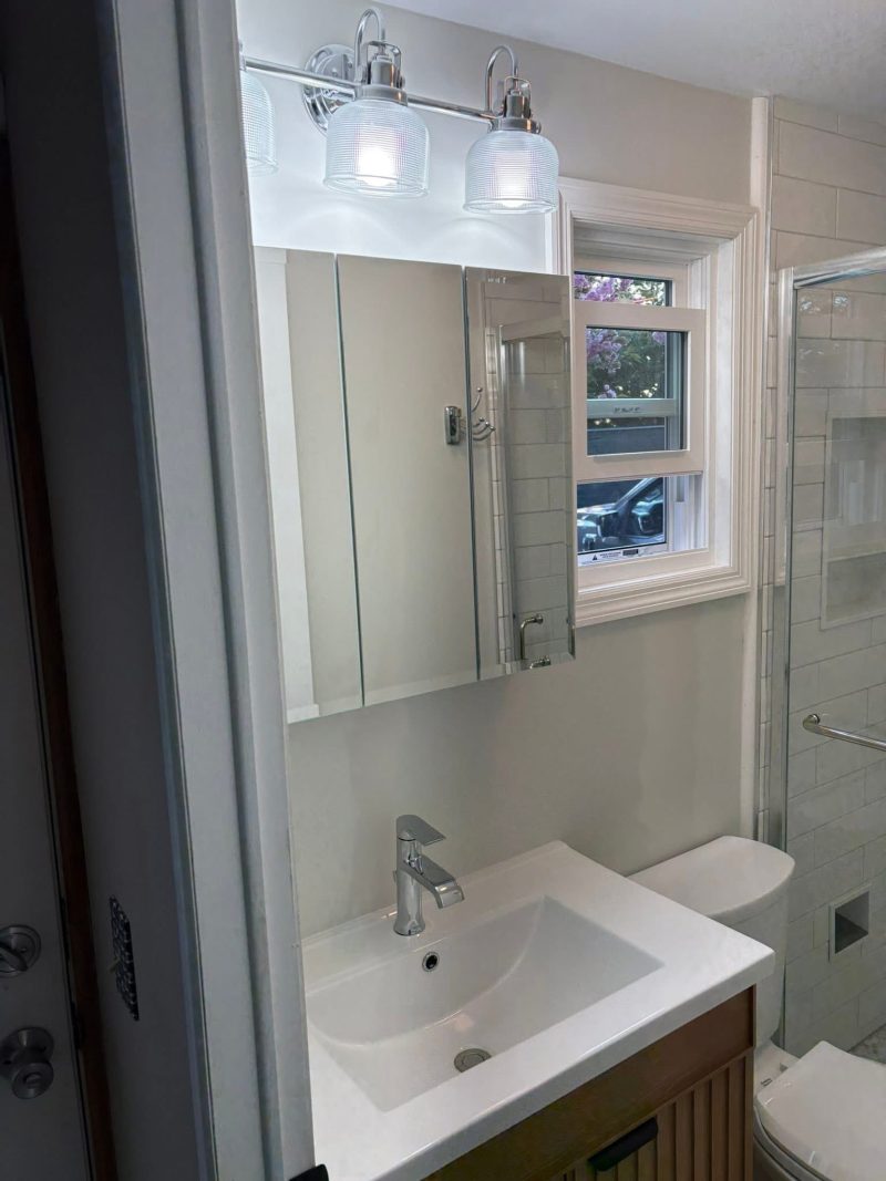 Modern Bathroom Renovation — photograph 2