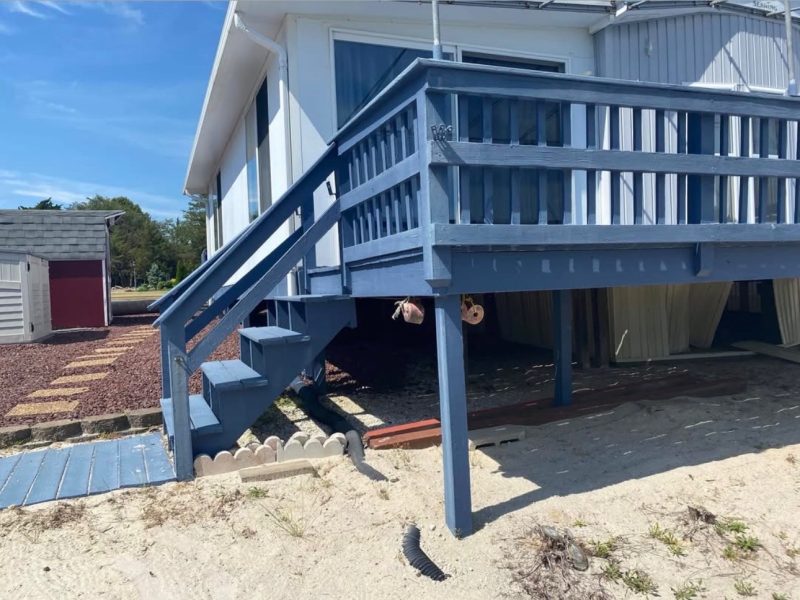 Lakefront Deck & Steps — photograph 9