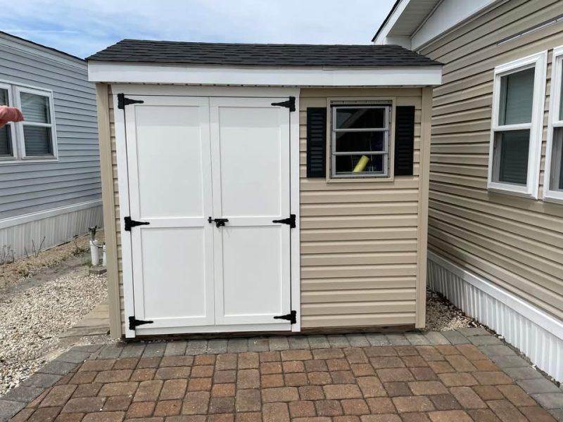 Shed with Window after completion
